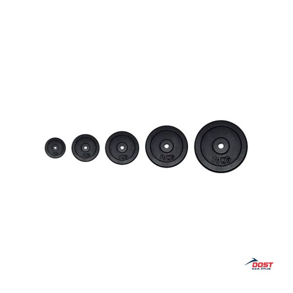 Uteg metalni crni dia 26