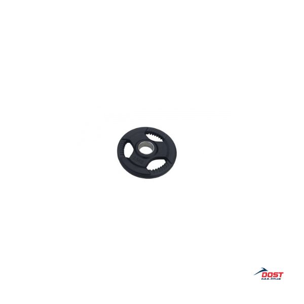 Uteg gumirani crni sa prstenom dia 51 mm - DY-HC-20 - Fitness oprema - Utezi - DOST Čitluk